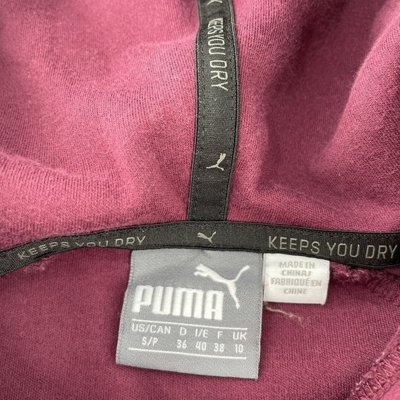 Puma Dryfit Fitted hoodie with sheer ribbing sleeve detail and zippered pockets - Picture 11 of 15
